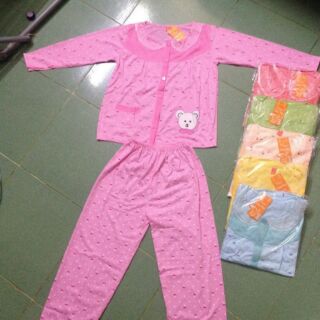 Bộ mặc nhà sau sinh gấu bear