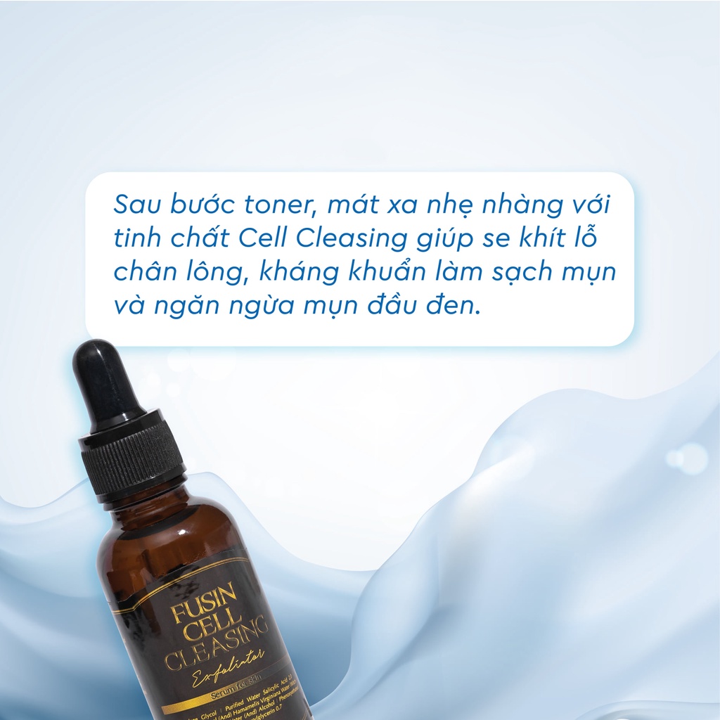 Tẩy da chết FUSIN CELL CLEASING  làm sạch da,thu nhỏ lỗ chân lông,ngăn ngừa mụn