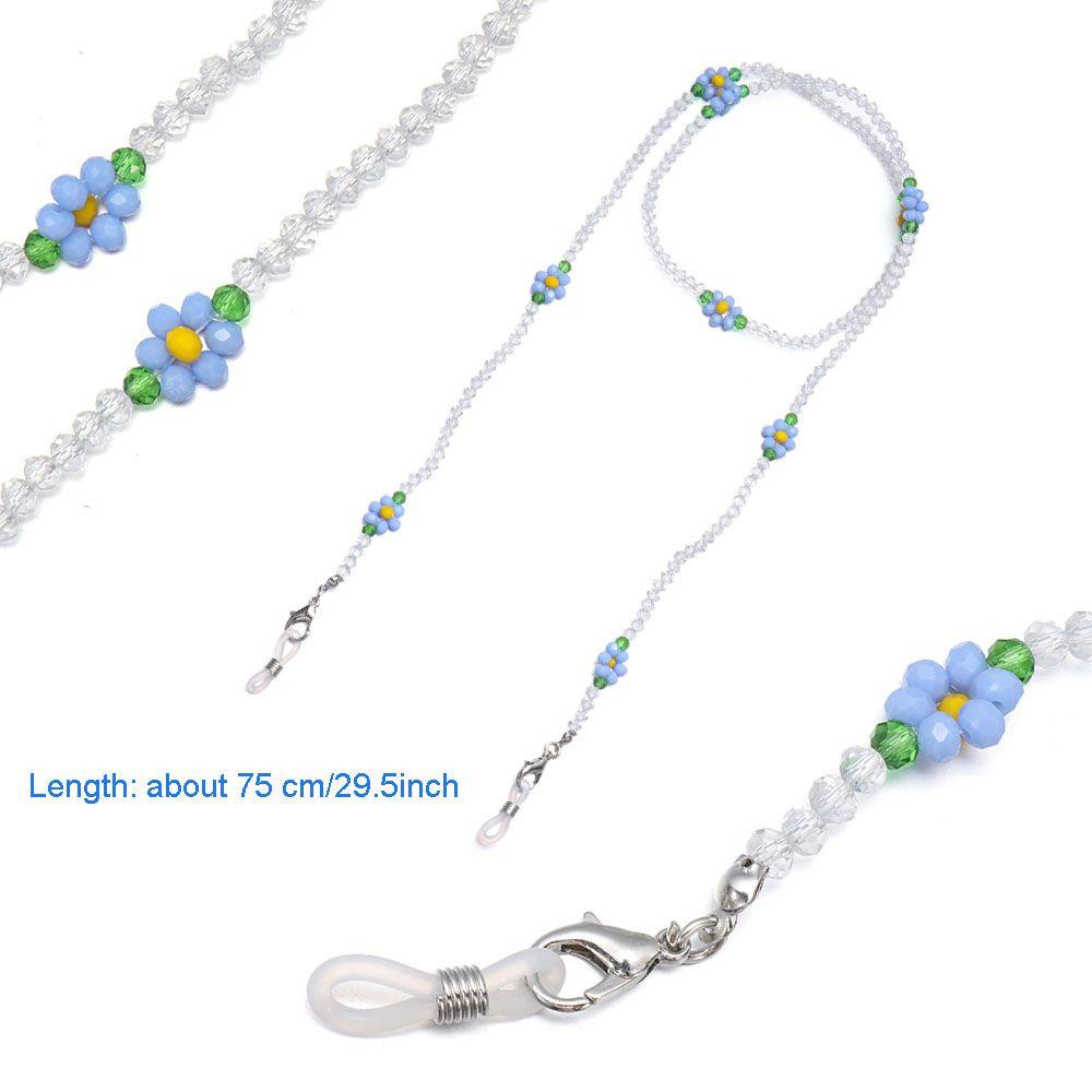 ESPO Dây Đeo Mắt Kính Chống Thất Lạc Đính Hạt Nhiều Màu Sắc Dễ Thương Cho Nữ