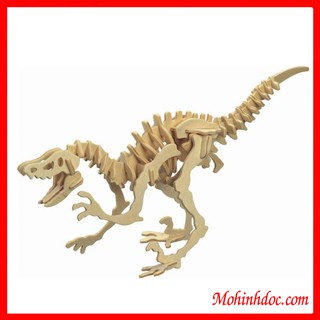 Đồ chơi lắp ráp Mô hình Khủng long Velociraptor