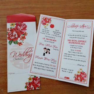 THIỆP CƯỚI GIÁ RẺ-In Bạch Dương