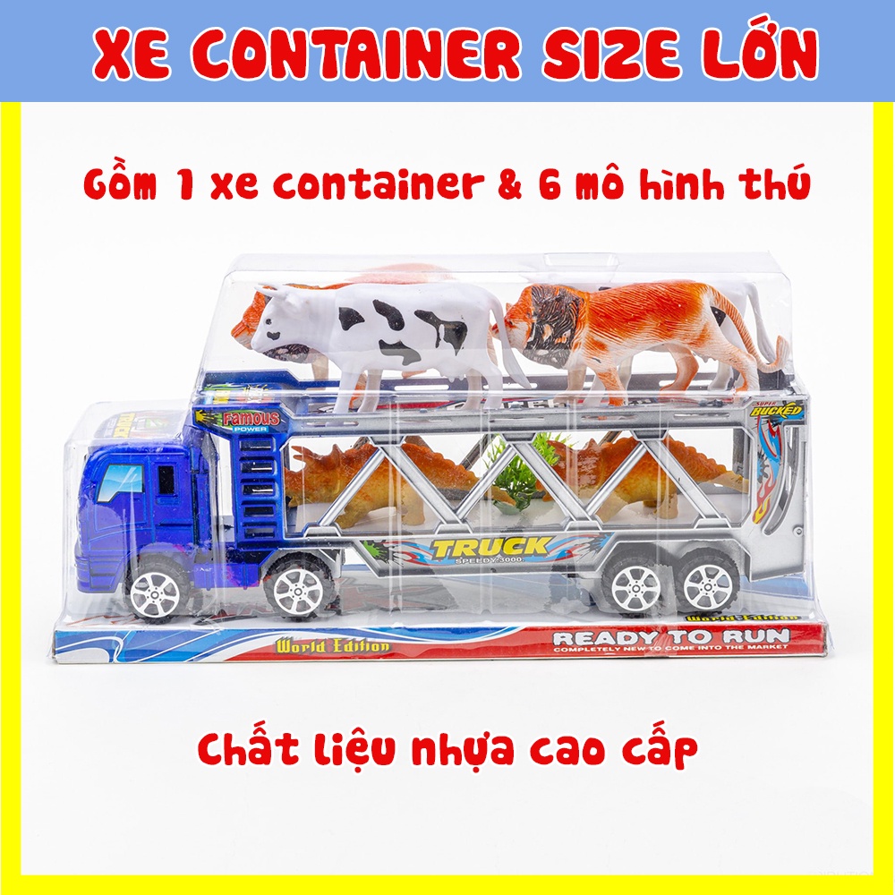 Đồ Chơi Mô Hình Xe Container Size Lớn