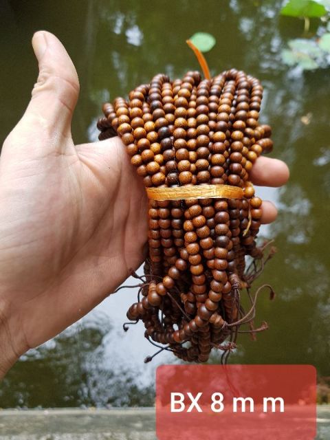 Vòng tay tổ hợp gỗ thơm 108 hạt