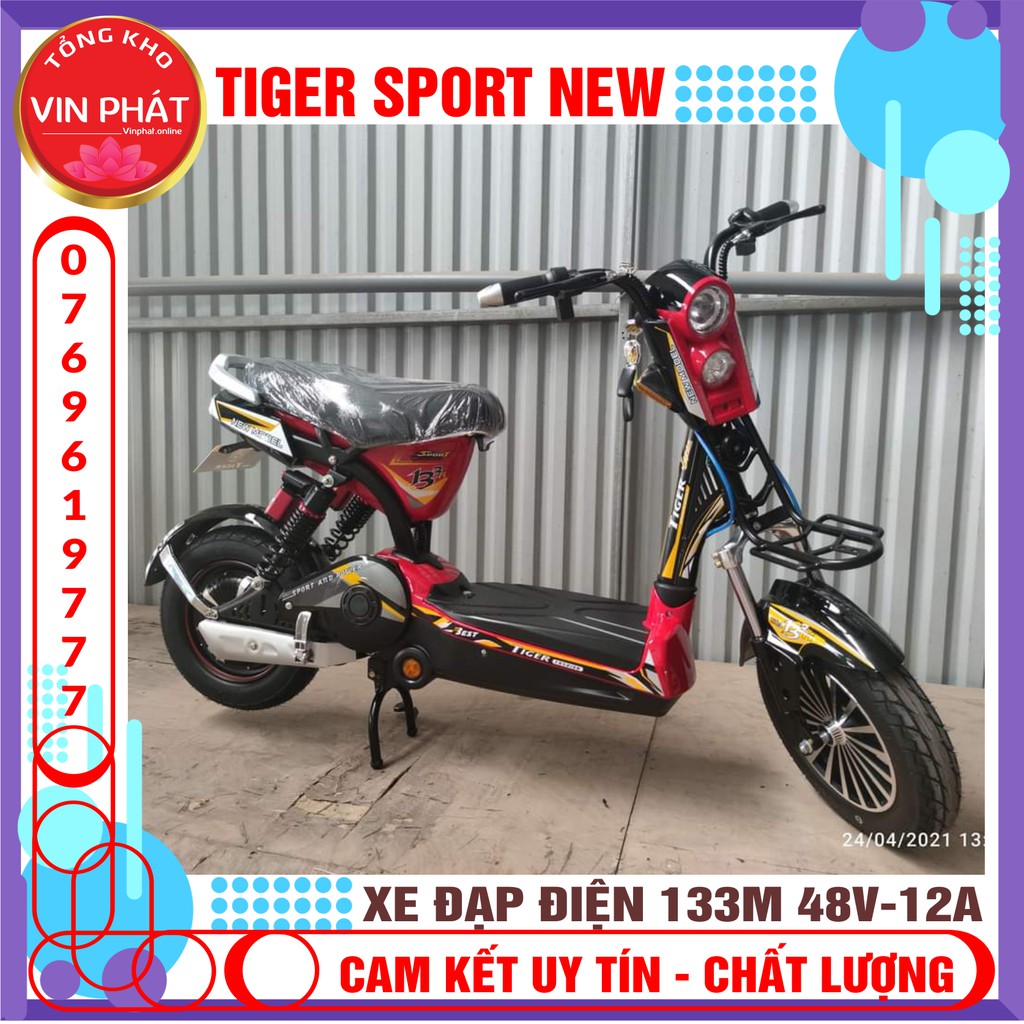 [ Free ship Toàn Quốc ] Xe Đạp Điện TIGER SPORT NEW 2021 Sang Chảnh với thiết kế ấn tượng.