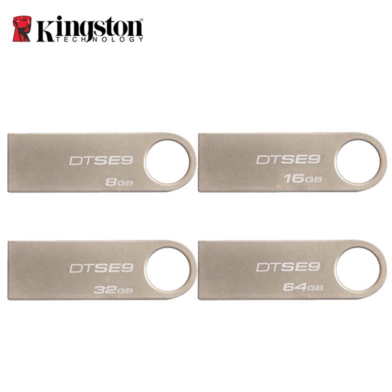 Usb Kingston 128Gb/32Gb/64Gb/16Gb/8Gb/4Gb/2Gb SE9 2.0, nhỏ gọn thiết kế vỏ kim loại chống nước | BigBuy360 - bigbuy360.vn