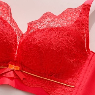 Áo lót nữ AOWEINISI nâng ngực không gọng phối ren thời trang