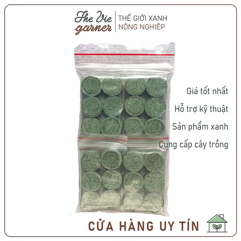 Phân bón hữu cơ NPK 16-16-8+TE chuyên cho sen súng, cây ngập nước - 24 viên