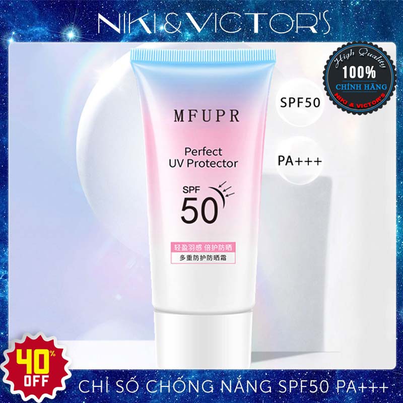 Kem Chống Nắng MFUPR Dưỡng Trắng Bảo Vệ Tối Ưu Cho Da Chỉ Số Chống Nắng Cao SPF 50+