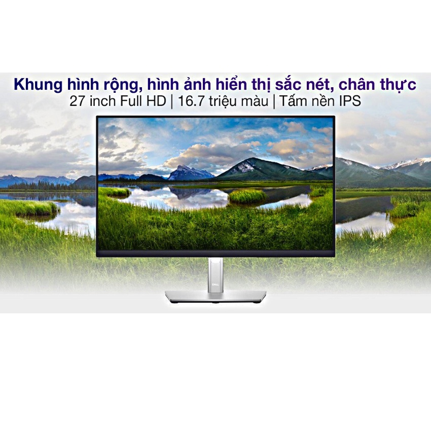 Màn hình máy tính 27 inch Dell P2722H/ FHD/ IPS/ 60Hz/ 3Yrs - Hàng chính hãng bảo hành 3 năm