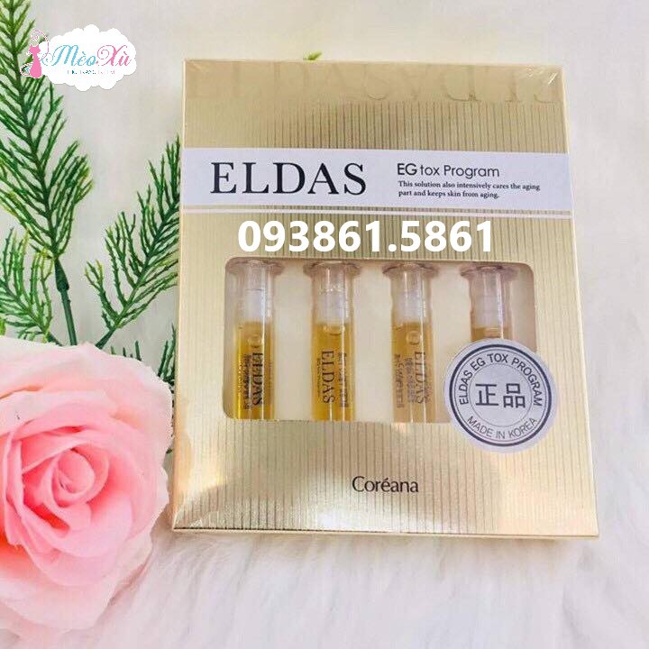 Set 4 ống Eldas Tế Bào Gốc như hình