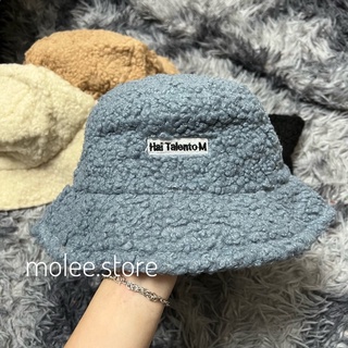 Mũ bucket lông cừu siêu trend