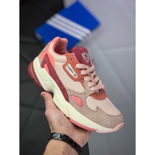 【Bắn thật】Adidas Falcon nữ màu đỏ