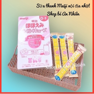 SỮA MEIJI THANH SỐ 0 NỘI ĐỊA NHẬT CHO BÉ - THANH 27gram