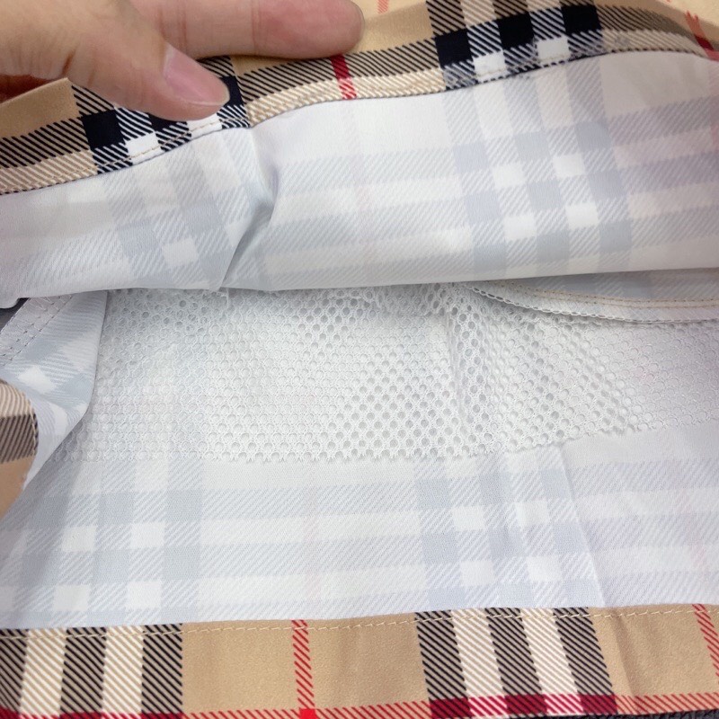 Quần Short BBR Vintage Check, Quần short BBR 2 lớp vải gió