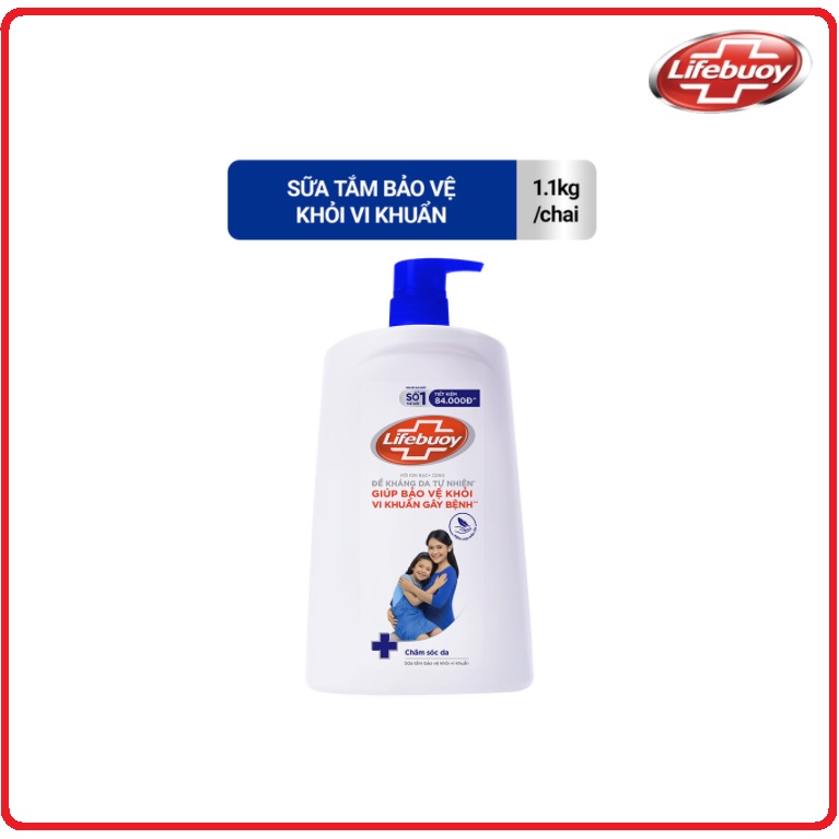 Sữa Tắm LIFEBUOY Diệt Khuẩn Chai 1,1kg