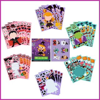 Set 24 Sticker Dán Trang Trí Halloween Cho Bé