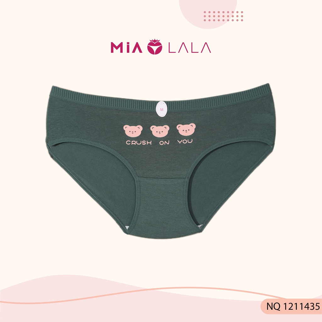 Quần lót nữ cotton Mialala thấm hút tốt, mềm mại, họa tiết gấu xinh xắn, đáng yêu NQ1211435 | BigBuy360 - bigbuy360.vn