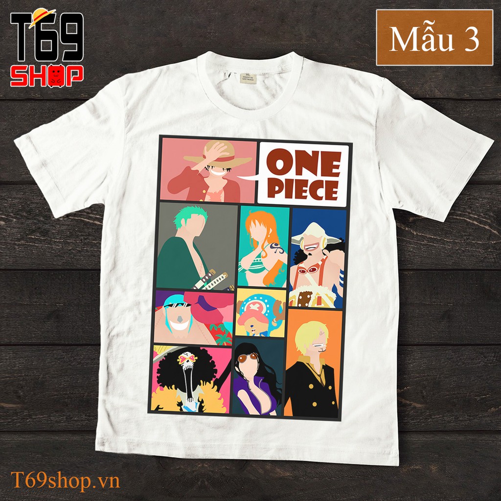 Áo thun anime One Piece - Nhóm 1 (Có nhiều mẫu)