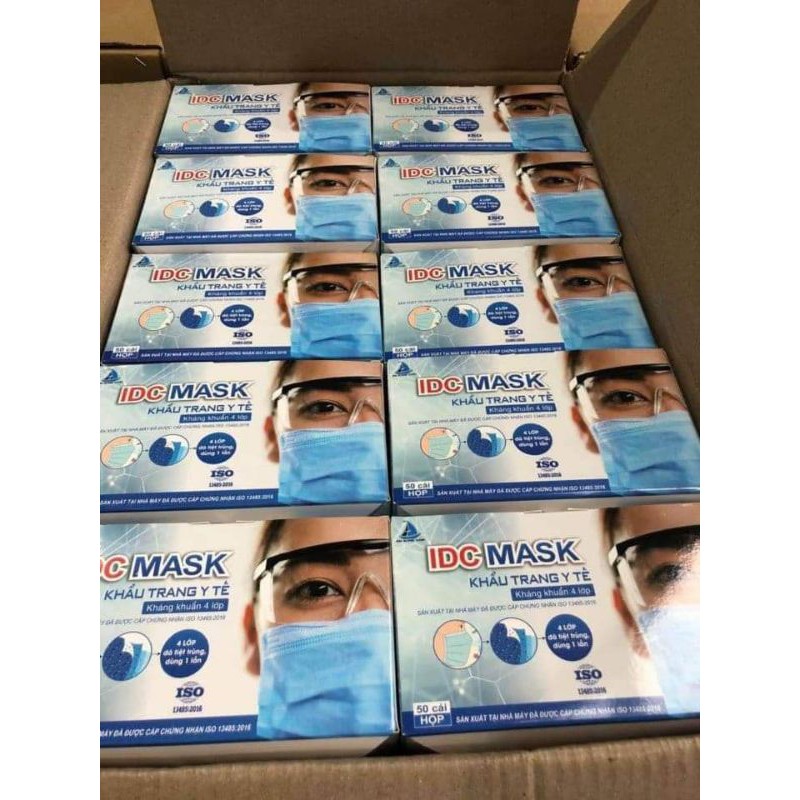 [CHÍNH HÃNG] Khẩu Trang Y Tế 4 Lớp  IDC MASK