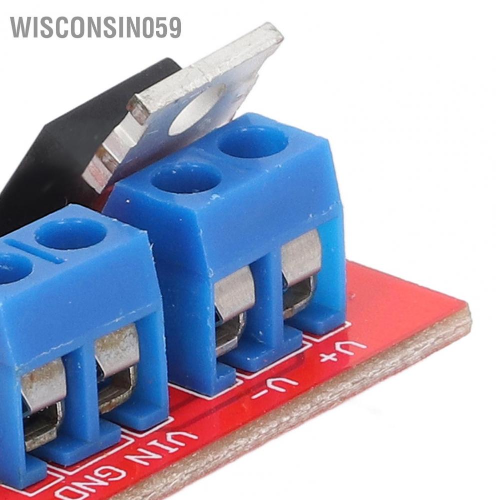 Wisconsin059 4Pcs IRF520 Driver Module MOS Drive Board Accessory Set Kit for Raspberry Pi 0‑24V