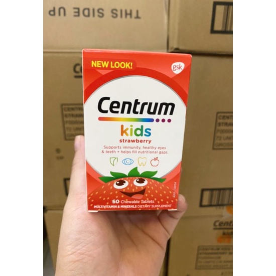 Vitamin tổng hợp Centrum Kids 60 viên Muti Vitamin cho bé từ 3 tuổi