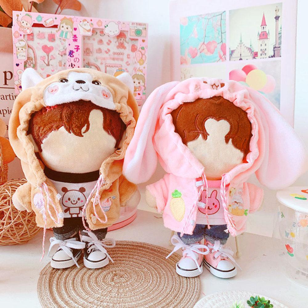 Áo Khoác Họa Tiết Hoạt Hình Khủng Long Cho Búp Bê 20cm
