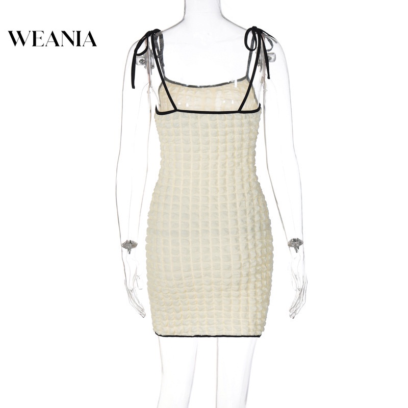 Đầm Mini Hai Dây Hở Lưng Dáng Ôm Thời Trang Hàng Ngày Cho Nữ