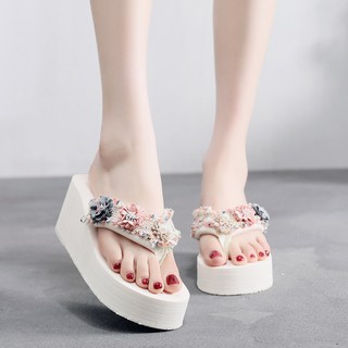 (SẴN HÀNG) Dép tông nữ xỏ ngón đế cao/Dép kẹp đế xuồng