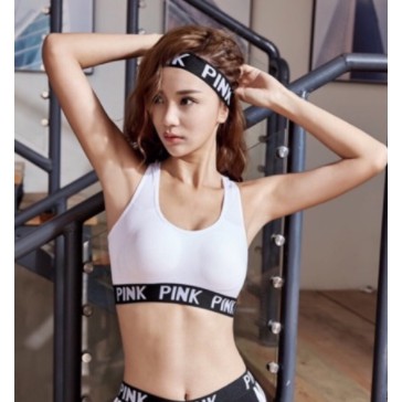 ÁO TẬP- ÁO BRA TẬP GYM PINK( CÓ ĐỆM NGỰC)