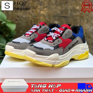 [Shop Sneaker] Giày Thể Thao Balen Màu Xanh Đỏ Size Nam Nữ