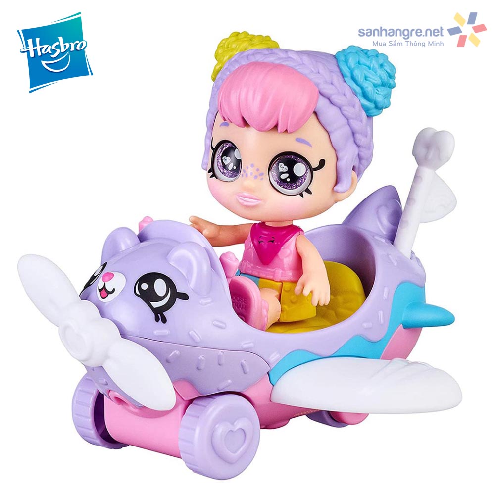 Búp bê đồ chơi Kindi Kids Minis Rainbow Kate's Airplane