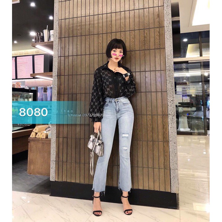 [Freeship] QUẦN JEAN NỮ THỜI TRANG NOBLE FASHION PHONG CÁCH HÀN QUỐC TN206