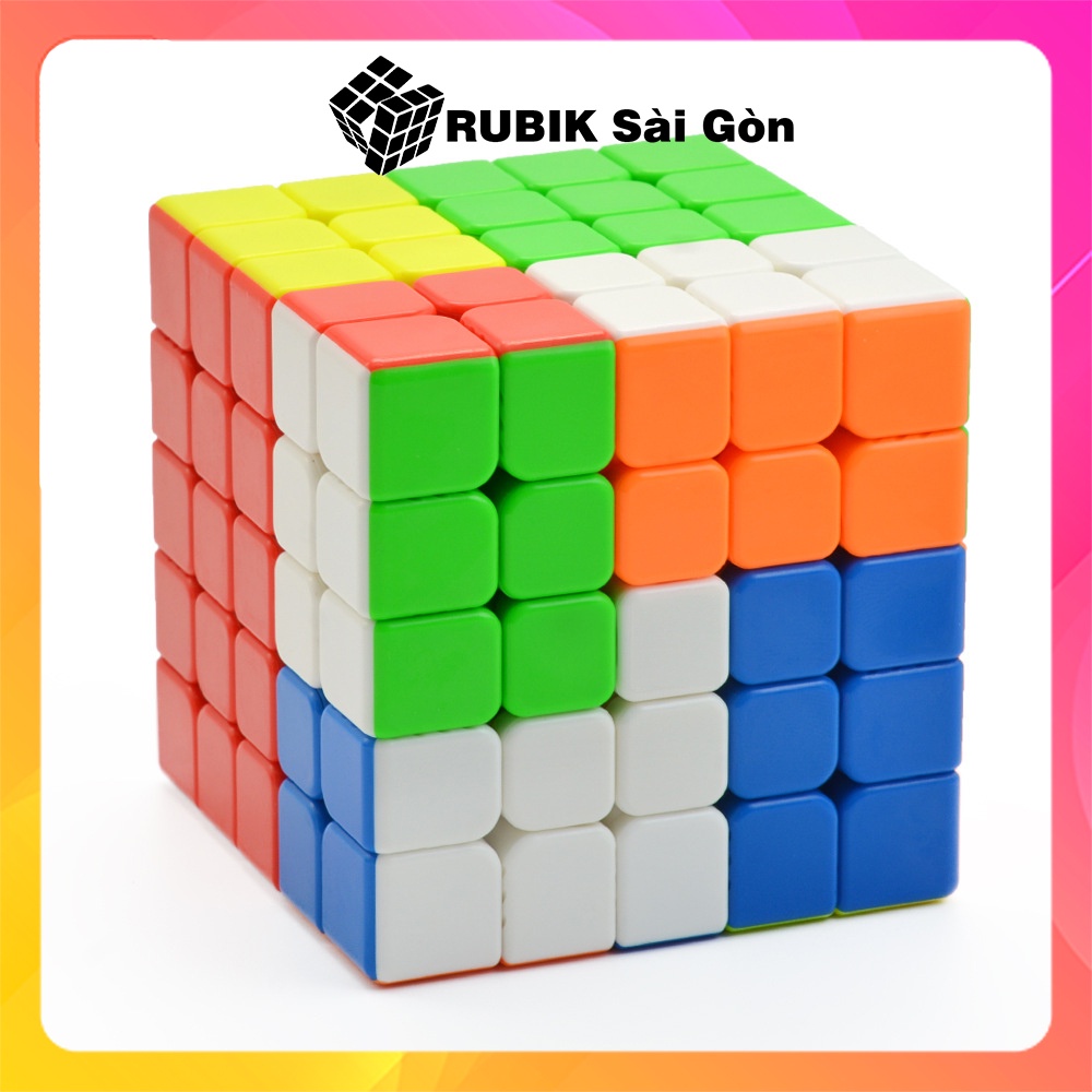 Rubik nam châm 5x5 QiYi MS rubic 5x5x5 biến thể magnetic thi đấu quốc tế xoay trơn mượt cắt góc tốt