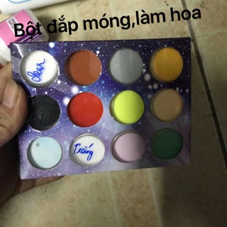 Set 12 màu bột làm hoa