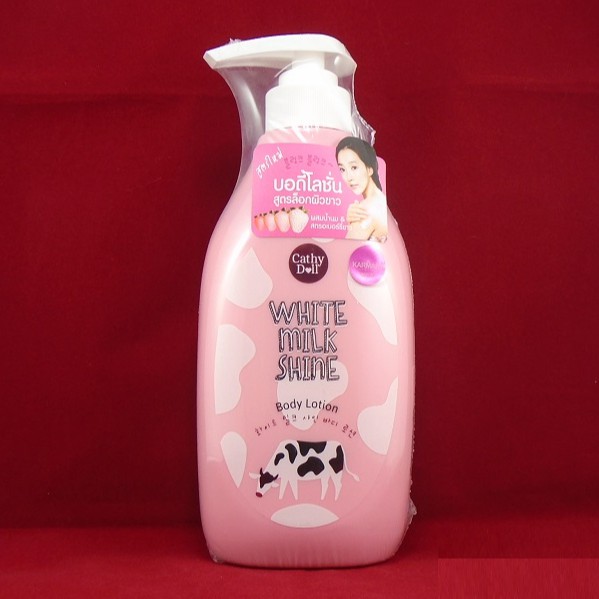 Sữa dưỡng thể sữa bò Cathy Doll White Milk Shine Body Lotion 450ml trắng da, săn chắc da