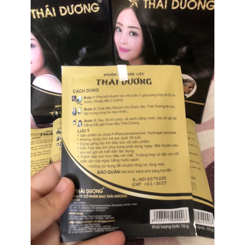 NHUỘM TÓC DƯỢC LIỆU THÁI DƯƠNG - Sao Thái Dương | WebRaoVat - webraovat.net.vn