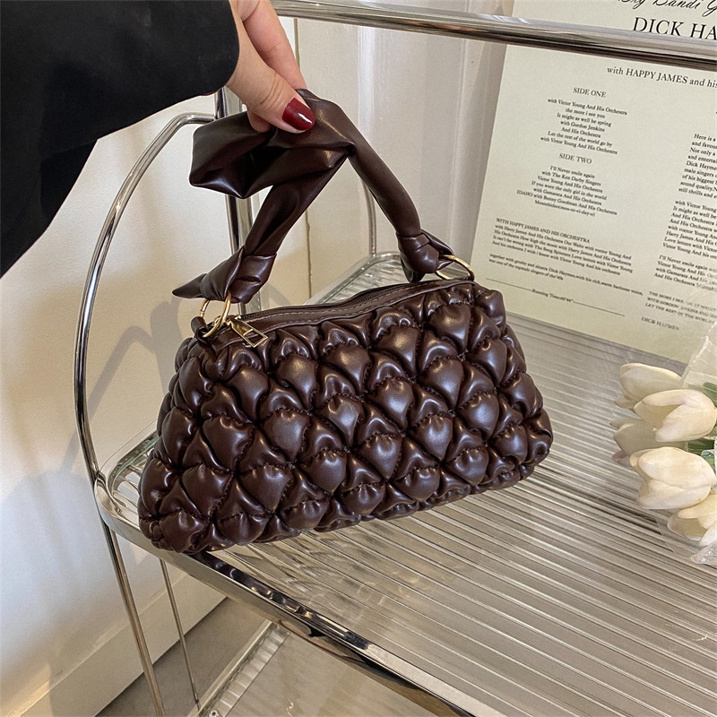 Túi Đeo Vai / Kẹp Nách Màu Trơn Nhỏ Gọn Thời Trang Cho Nữ