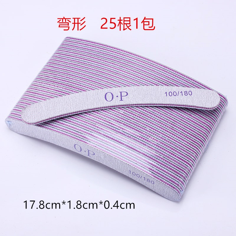 Dũa Móng Tay Hai Mặt Màu Xám Chống Mài Mòn