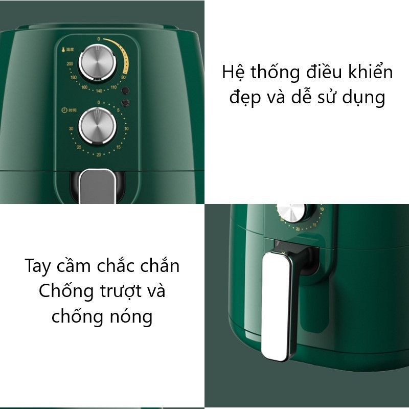 NỒI CHIÊN KHÔNG DẦU CAMEL 6L ( BẢO HÀNH 12 THÁNG )