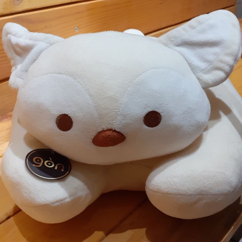 Gấu bông mèo vàng nằm Miniso Life