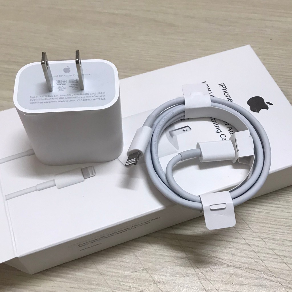 [BH 12 tháng] Bộ Sạc Nhanh Iphone PD 18W USB-C To Lightning - Cam kết bảo hành 12 tháng 1 đổi 1