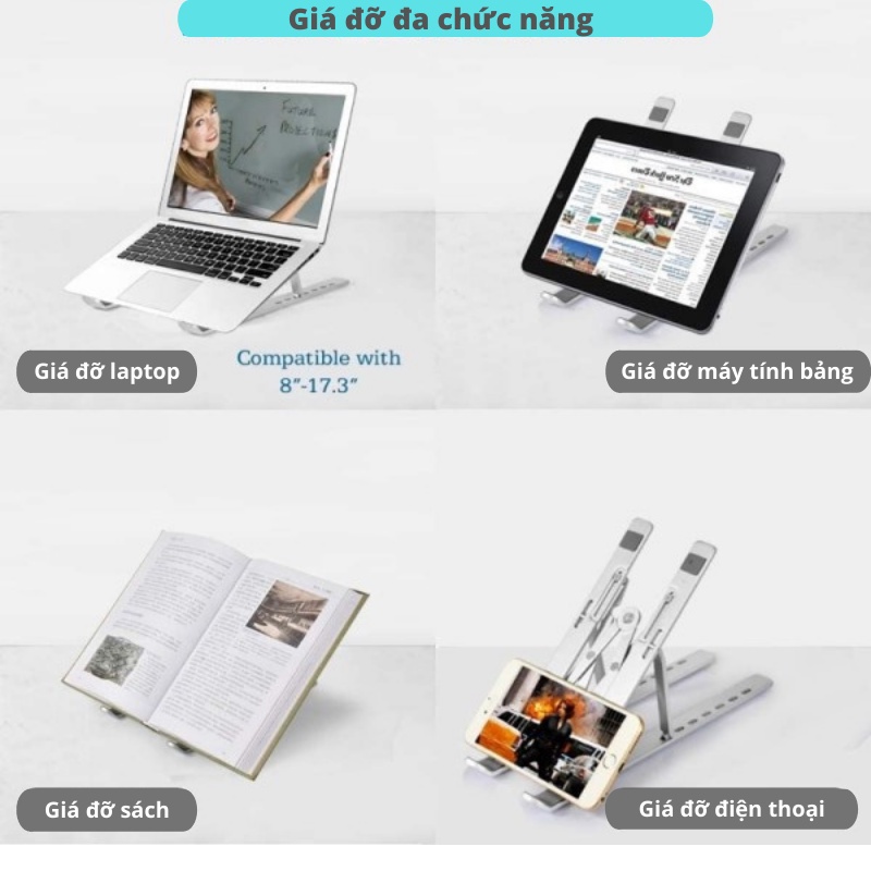 Giá đỡ ipad, máy tính bảng - Giá đỡ đọc sách M9 - Phụ kiện giúp làm việc và giải trí được thuận tiện, Tặng kèm túi đựng