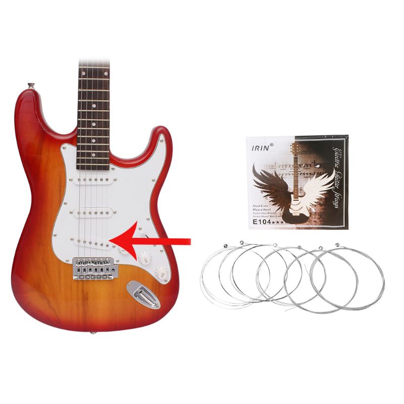 Dây Đàn Guitar Điện Bằng Kim Loại E100 E101 E102 E103 E104 E105