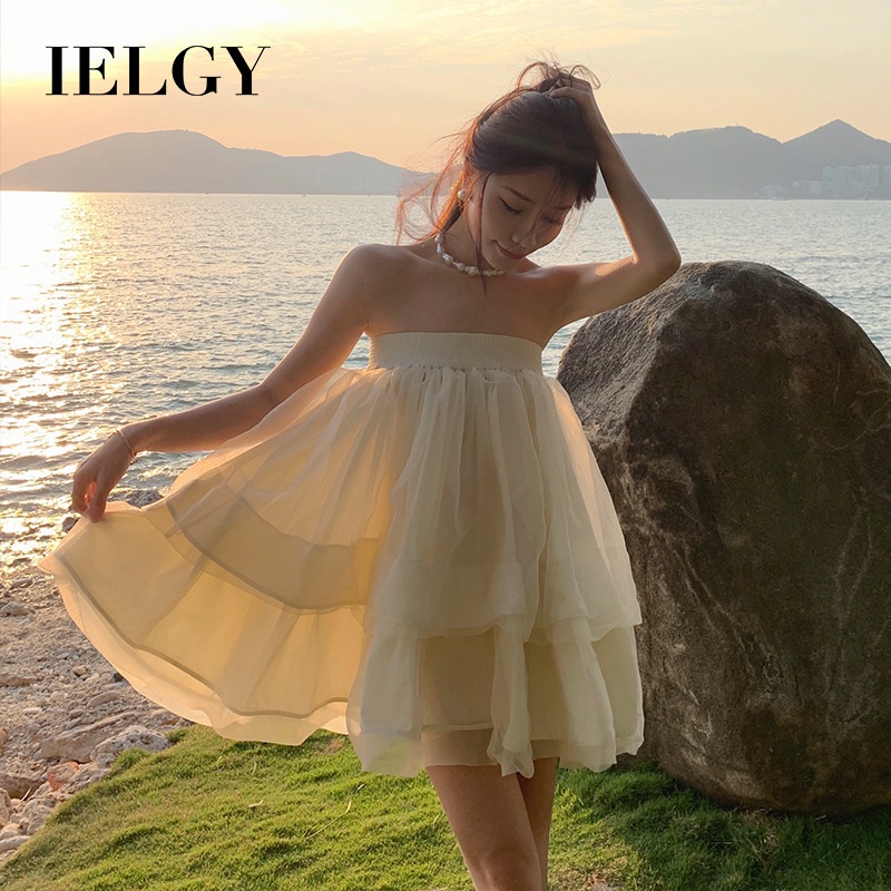 Đầm IELGY chữ A nhẹ nhàng cho nữ