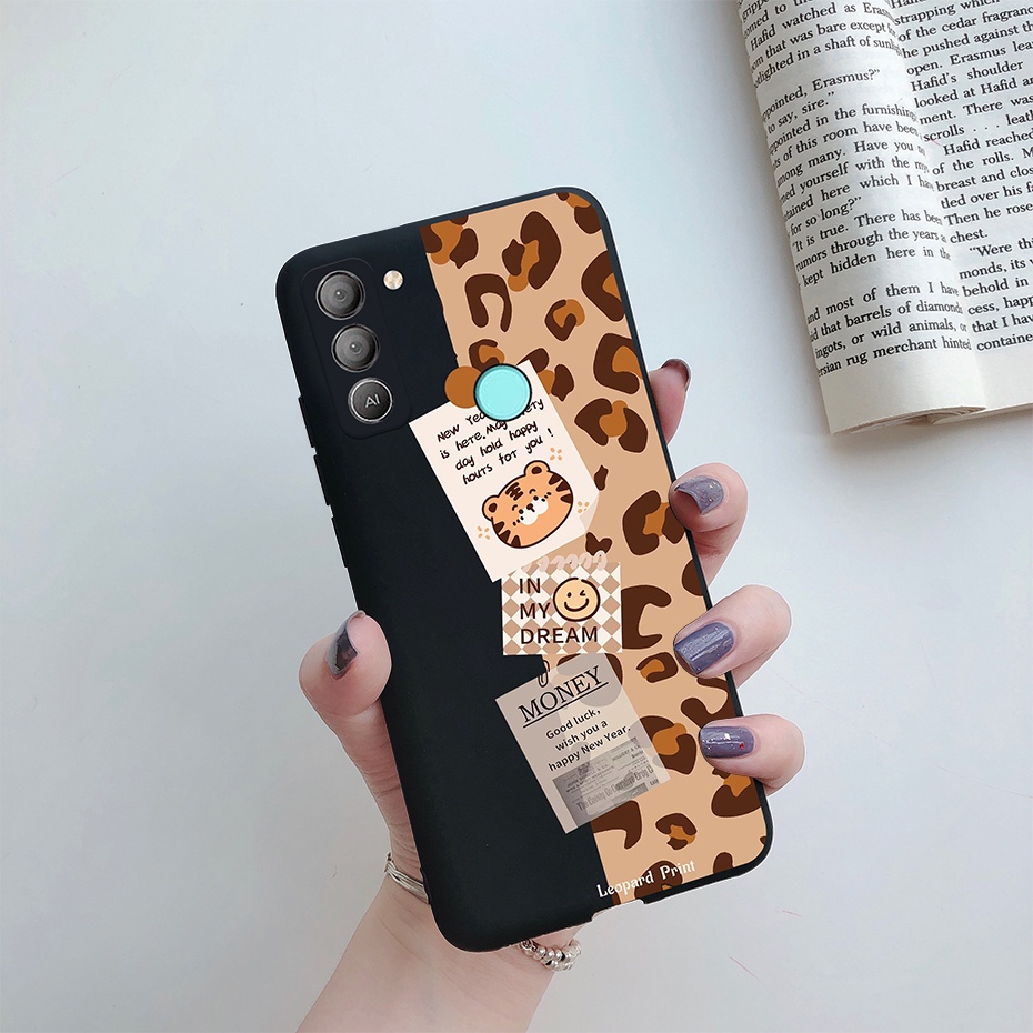 Ốp Điện Thoại Silicone Mềm In Họa Tiết Rồng/Hoa Xinh Xắn Cho Tecno POP 5 / POP 5 LTE BD4