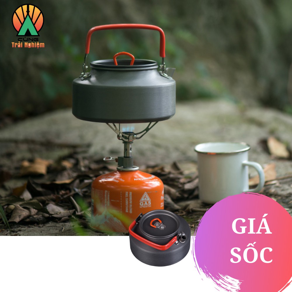 [CHÍNH HÃNG] Ấm Đun Nước Du Lịch Naturehike Nhỏ Gọn, Tiện Lợi, Dành Cho Dã Ngoại, Cắm Trại Ngoài Trời NH17C020-H