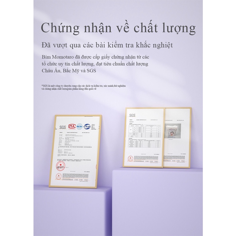 Tã bỉm dán/quần MOMOTARO chính hãng S112/M96/M92/L84/XL78/XXL72/XXXL70
