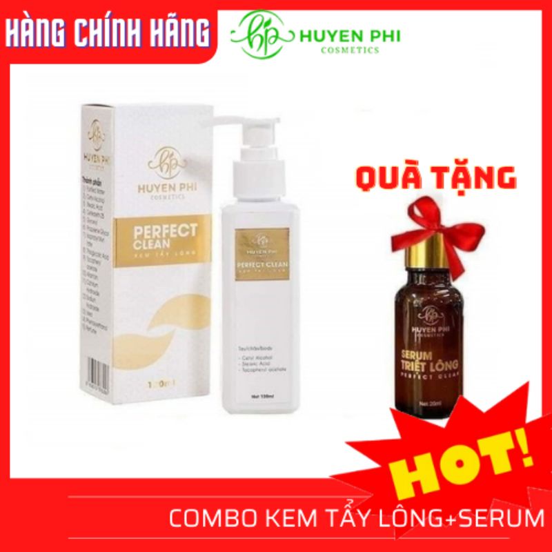 Kem tẩy lông Huyền Phi chính hãng, sạch lông an toàn không đau rát tặng kèm serum