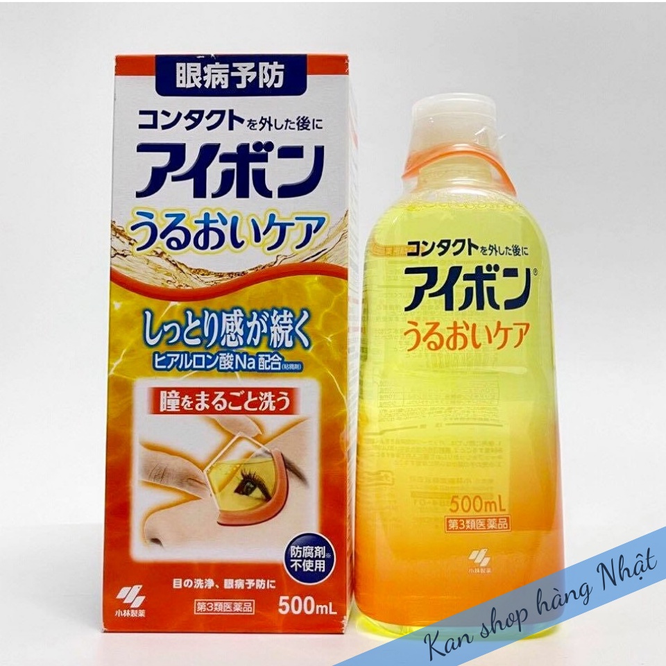 Nước rửa mắt Eyebon W Vitamin Kobayashi Nhật Bản 500ml | Kan shop hàng Nhật