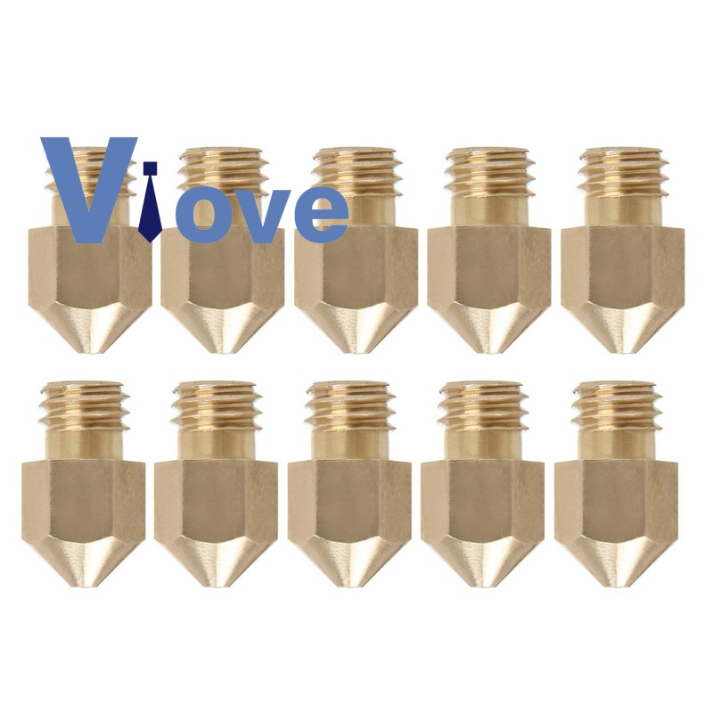 Set 10 Vòi Phun Mk8 0.4 mm Đầu Phun Bằng Đồng 1.75mm